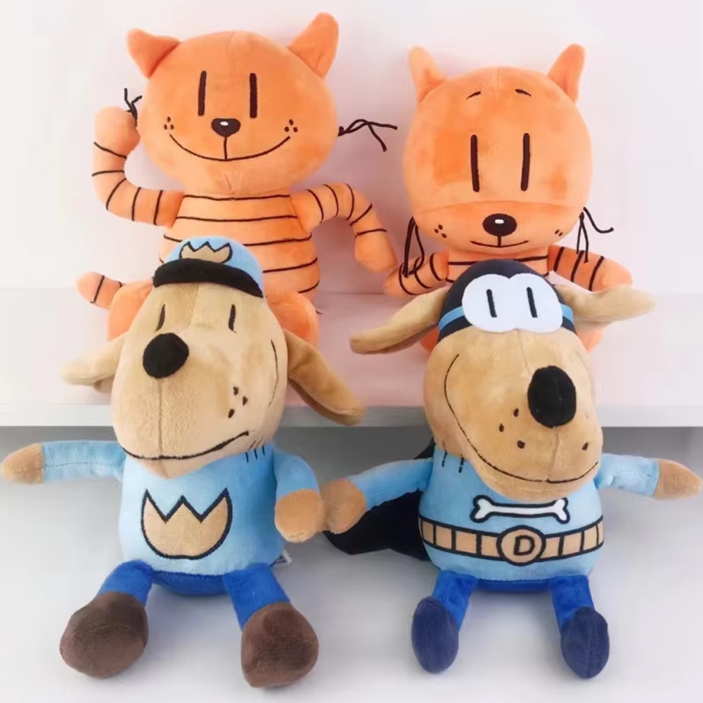 Cat Toys - 4スタイル 25cm ドッグマンぬいぐるみ 犬人形 ソフトぬいぐるみ漫画 ペティ・ザ・キャット