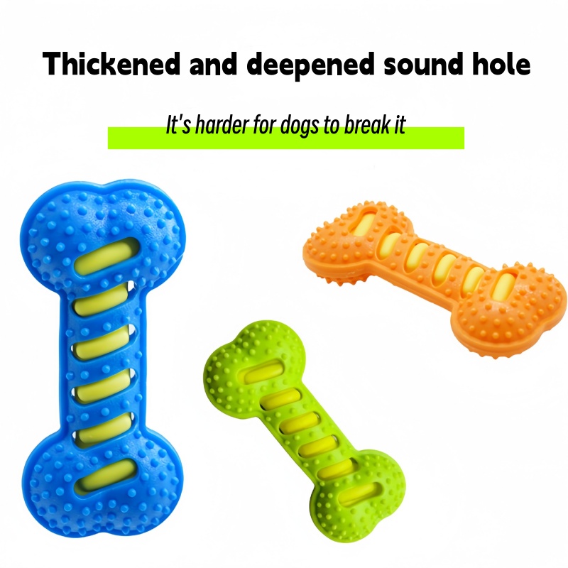 Teeth Cleaning Dog Chew Bone - ゴム製犬用臼歯スティック 無毒歯磨き噛むおもちゃ 耐久性のある噛みつき防止インタラクティブ子犬用噛むおもちゃ ペット用品