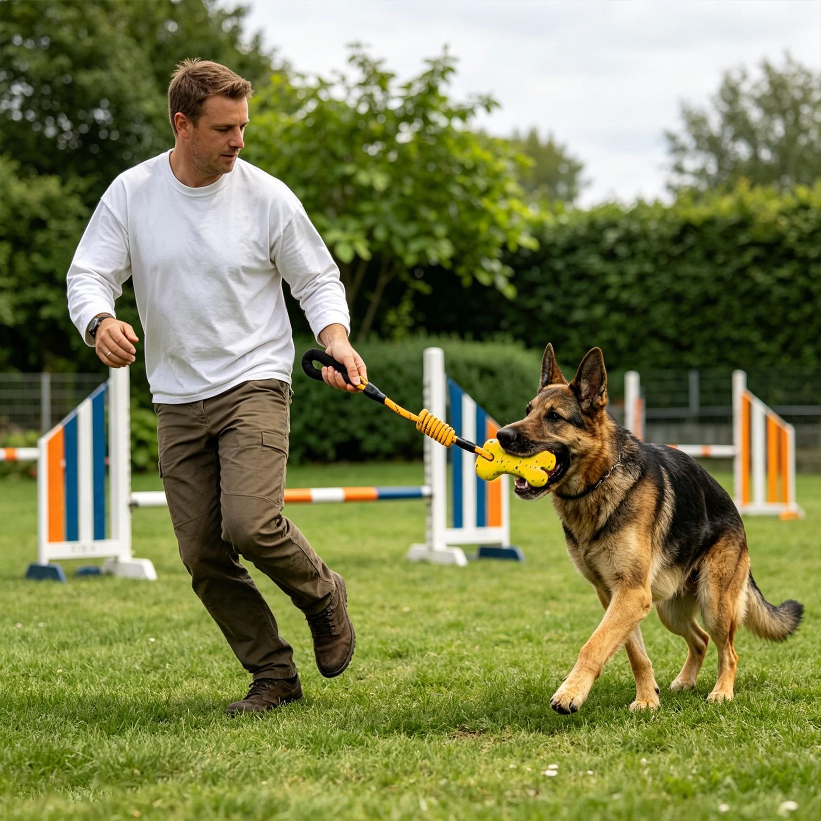 Dog Rope Toy Aggressive Chewers - ロープおもちゃ ハンドル付き 噛むおもちゃ 丈夫な犬用ロープおもちゃ 小型犬 中型犬