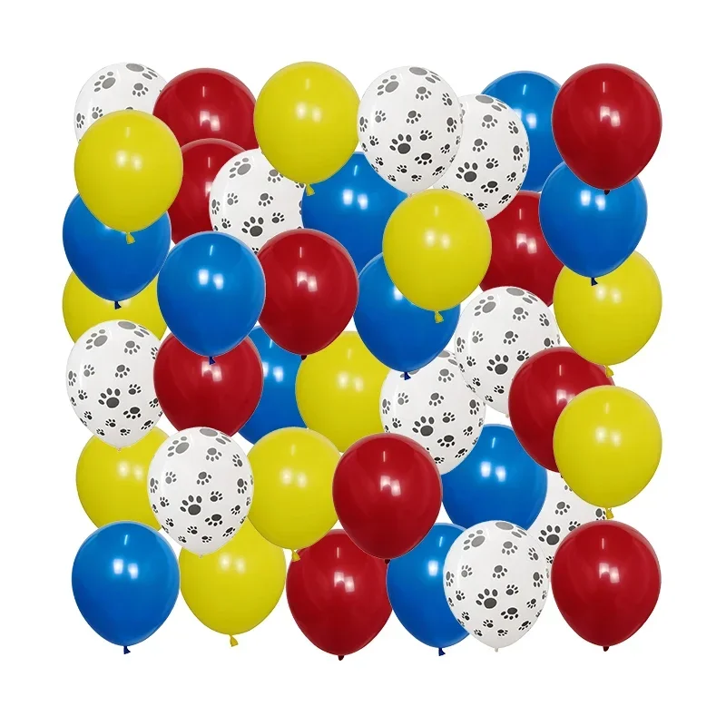 Interactive Squeaky Plush Dog Toy - 40 個ミックス 10 インチペット犬足ラテックスバルーン動物テーマパーティーの装飾子供の古典的なおもちゃグロボスヘリウム空気インフレータブルボール供給