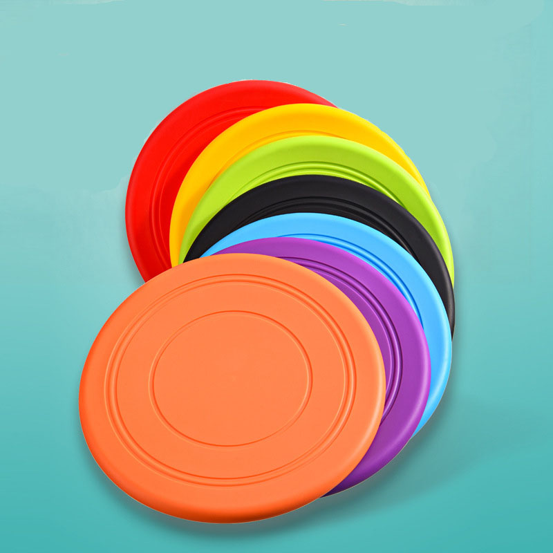 Flying Disc Dog Training Toy - シリコーン空飛ぶ円盤面白い犬猫のおもちゃ犬ゲームフライングディスク耐性咀嚼子犬トレーニングインタラクティブペット用品