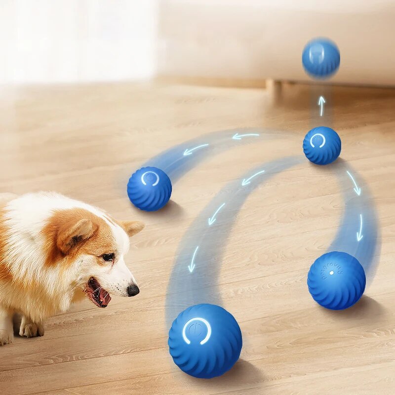 Suction Cup Dog Tug Toy - 犬と猫のためのインテリジェントな重力ジャンプボール,充電式,噛み付き防止,ローリングボール,インタラクティブなペットのおもちゃ