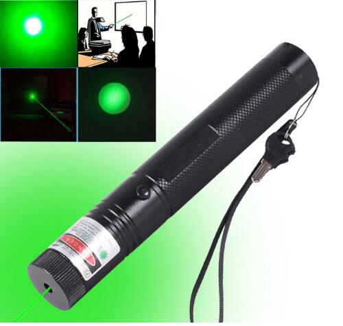Laser Pointer Cat Toy Automatic - グリーンレーザーポインター 教材 ペット用LED懐中電灯 自動猫用おもちゃ レーザーフォーカス調整可能 レーザーペン