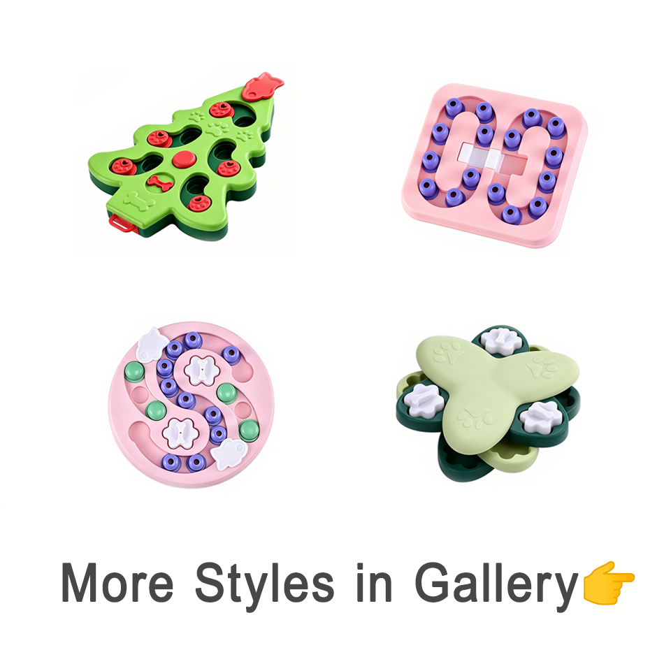 スマートペットパズルおもちゃ スローフィーダー インタラクテ - Dog Puzzle Feeder Toy のレビューと価格