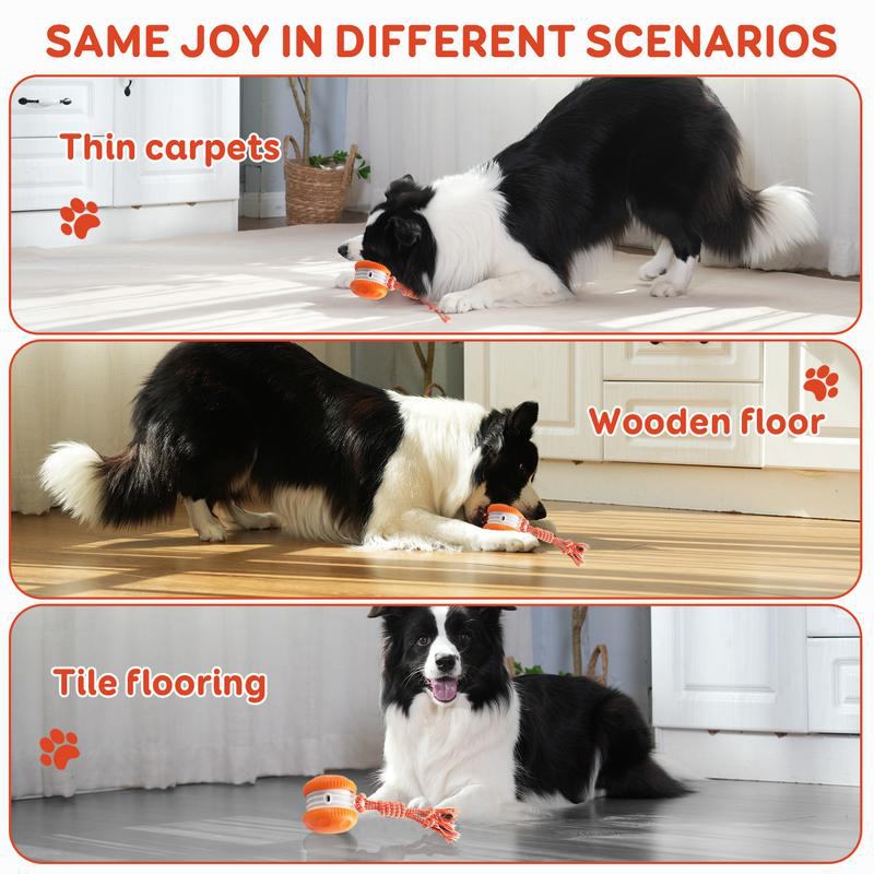 スマート電動インタラクティブペットトイボール 自動回転移動ボ - Automatic Moving Dog Ball のレビューと価格