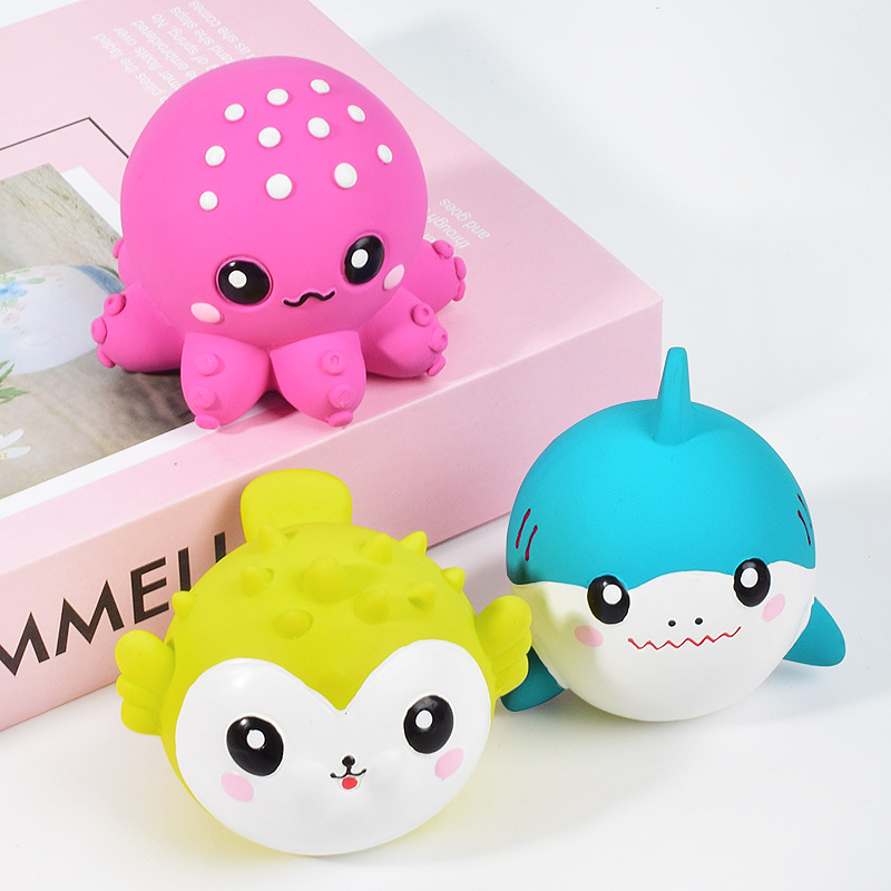 ペット用ラテックス製おもちゃ、噛みつきに強い、音が鳴る、子犬 - Interactive Squeaky Plush Dog Toy のレビューと価格