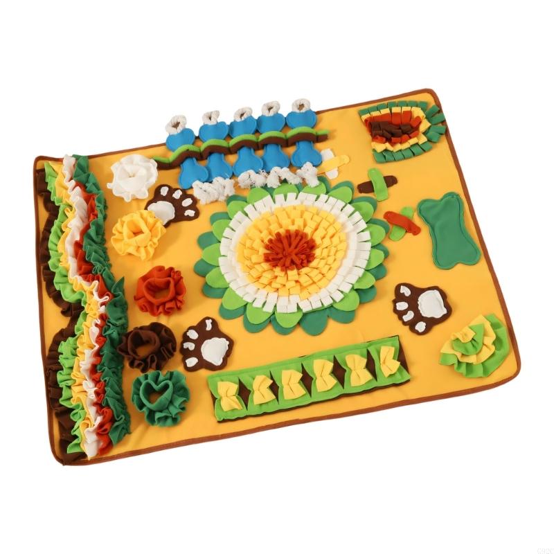 G92C ペット犬スナッフルマット猫犬トレーニングブランケッ - Snuffle Mat For Dogs のレビューと価格