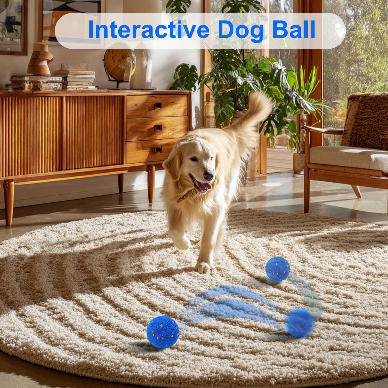 インタラクティブドッグボール、自動移動インタラクティブドッグ - Automatic Moving Dog Ball のレビューと価格