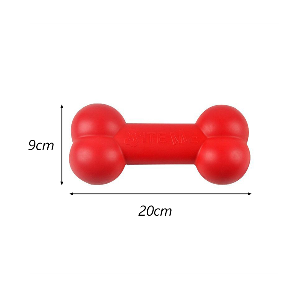 赤いTPR製犬用噛むおもちゃ、壊れない歯磨きおもちゃ、攻撃的 - Indestructible Dog Chew Toy のレビューと価格