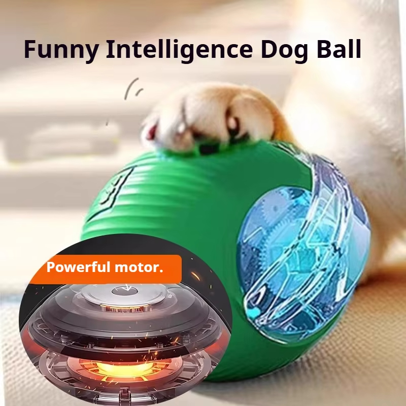新しい犬用インタラクティブボールおもちゃ、自動回転式犬用ボー - Automatic Moving Dog Ball のレビューと価格