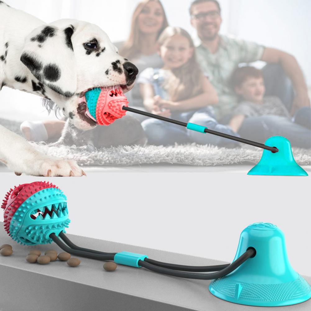 噛むのが大好きな犬用おもちゃ、インタラクティブな吸盤付きおも - Rubber Treat Dispensing Dog Toy のレビューと価格