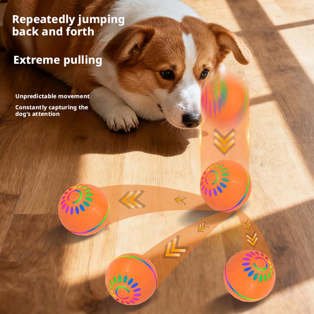 スマートドッグトイボール 自動インタラクティブペット電子ロー - Automatic Moving Dog Ball のレビューと価格
