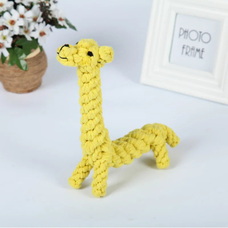 丈夫な編み込み綿ロープ犬用おもちゃ 中型犬・大型犬向け 売れ - Dog Rope Toy Aggressive Chewers のレビューと価格