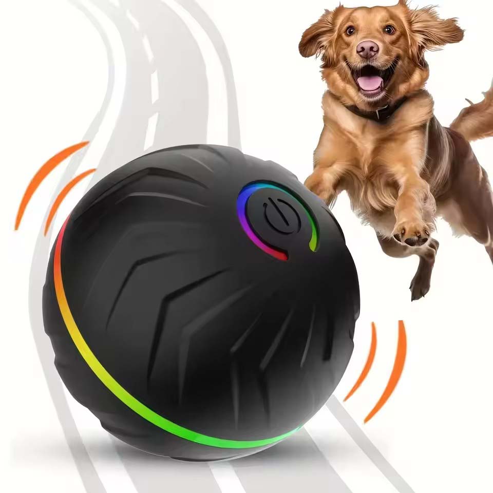 インタラクティブスマートドッグトイボール - 子犬から大型犬 - Automatic Moving Dog Ball のレビューと価格