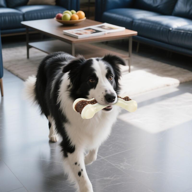 犬の骨のおもちゃインタラクティブクリーニング歯退屈救済インタ - Teeth Cleaning Dog Chew Bone のレビューと価格