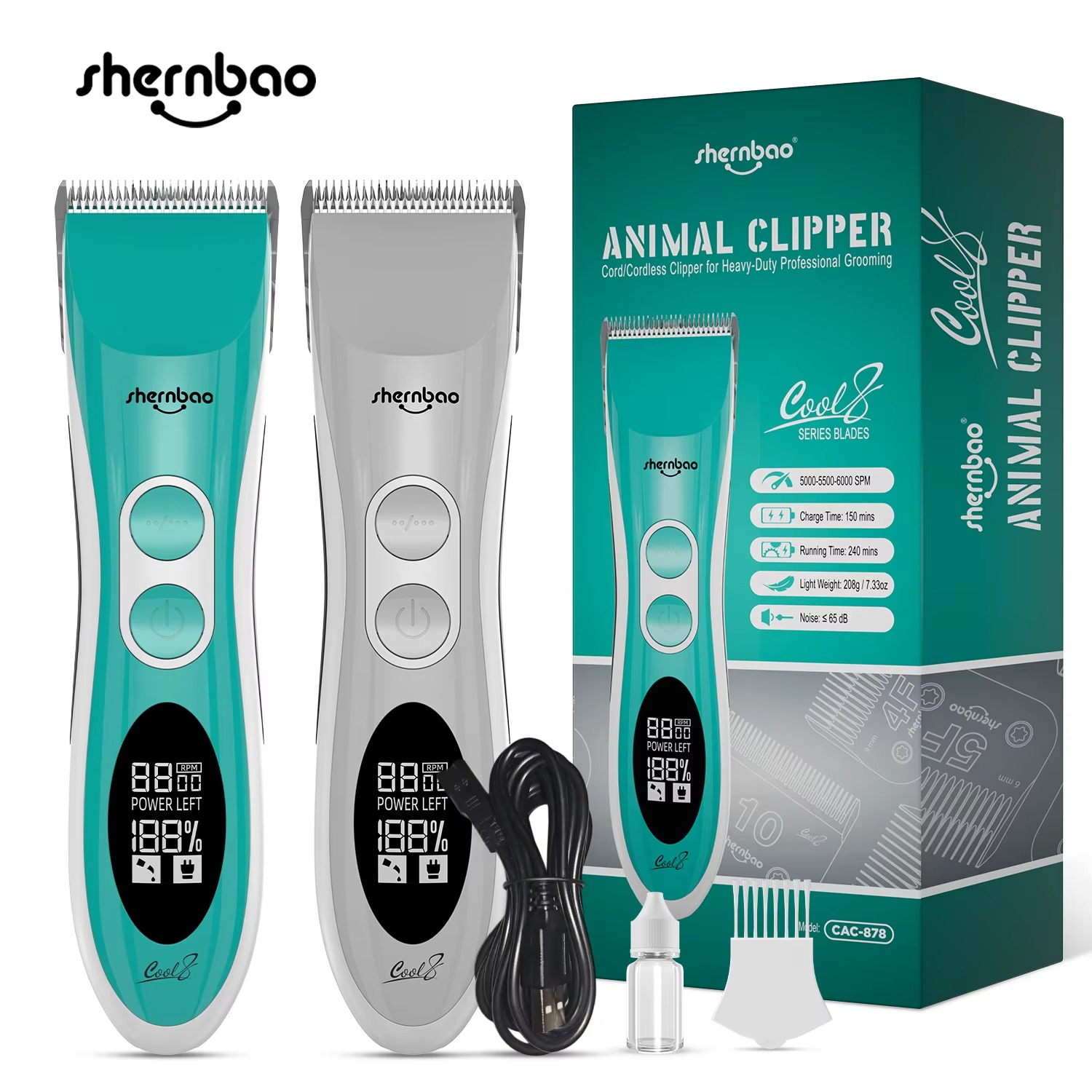 シェンバオ CAC-878 プロ用ペットバリカン ハイトルク - Pet Grooming のレビューと価格
