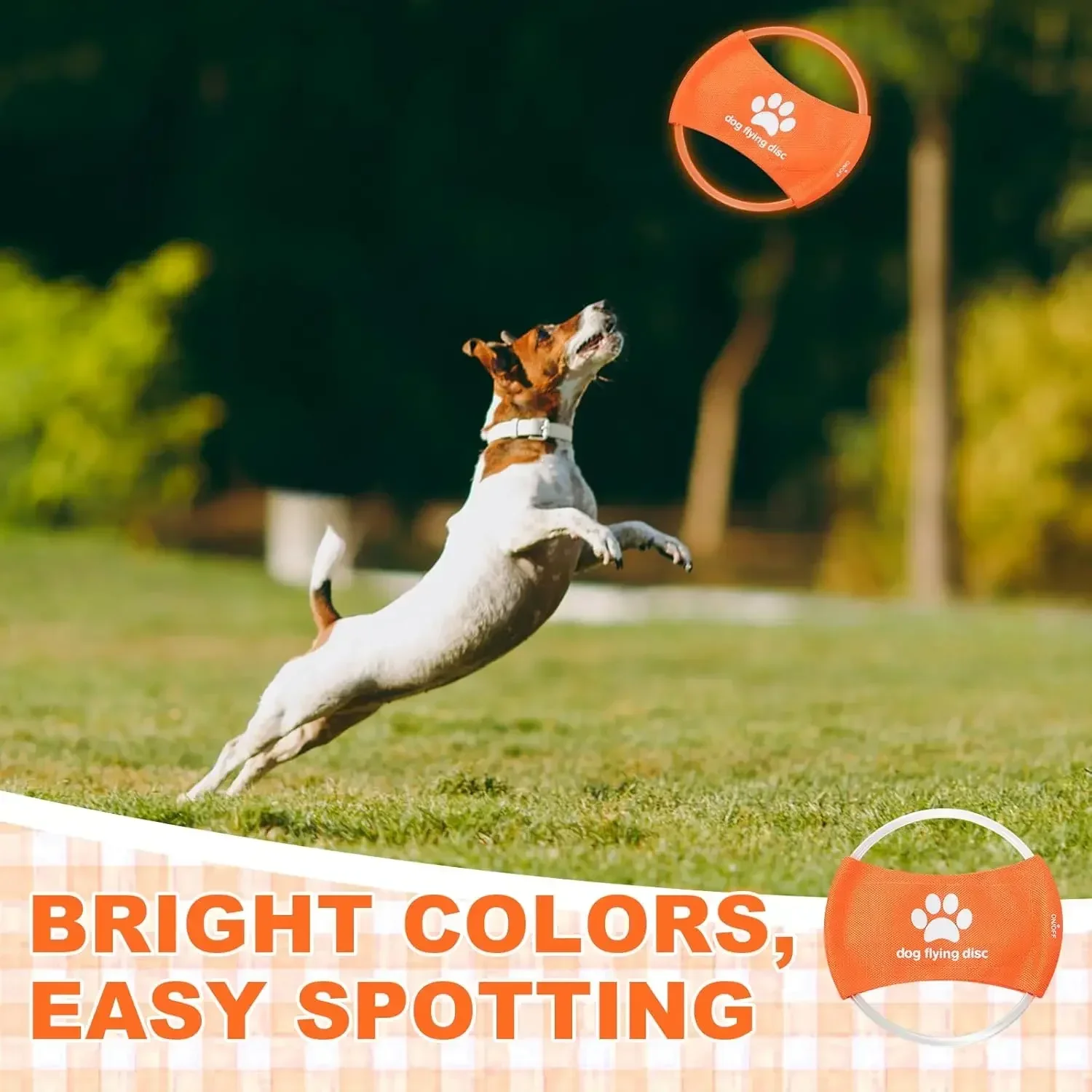 犬のおもちゃ LED 光る充電式ディスク飛行おもちゃ 3 つ - Flying Disc Dog Training Toy のレビューと価格