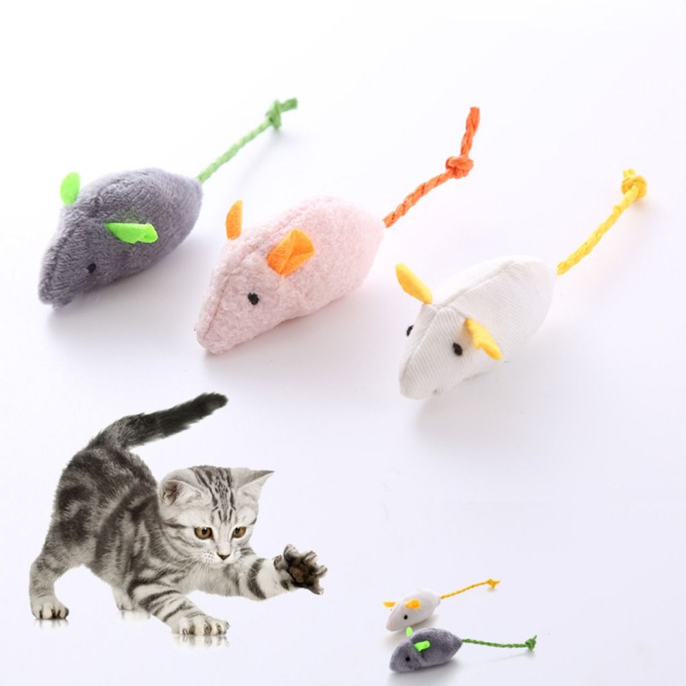 2 個面白いぬいぐるみソフトインタラクティブ猫トレーニングお - Catnip Interactive Plush Mouse のレビューと価格