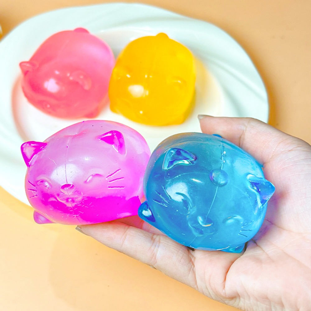 感覚刺激おもちゃ かわいいミニマルトーススクイッシーキャット - Cat Toys のレビューと価格