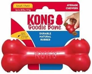 クラシックで丈夫な天然ゴム製犬用ボーン、精神的な交流を促進  - Rubber Treat Dispensing Dog Toy のレビューと価格