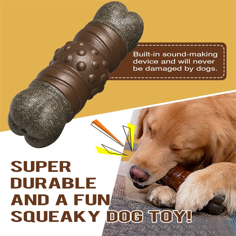 大きな犬のためのなだめるような骨のおもちゃ,不安を深く破壊す - Indestructible Dog Chew Toy のレビューと価格