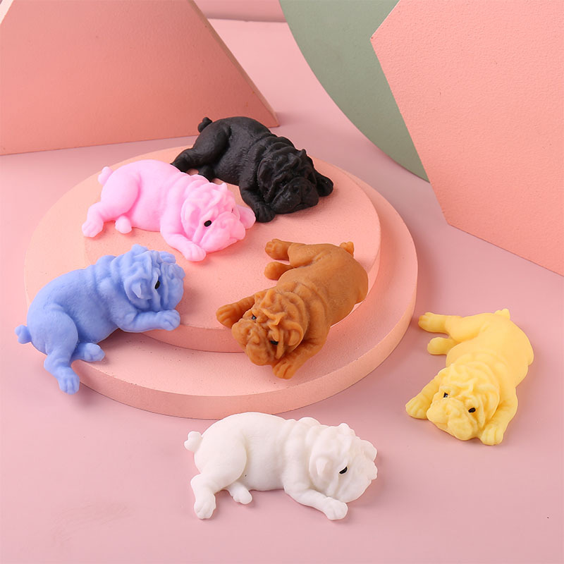 フワフワ犬アニメフィジェットおもちゃパズルクリエイティブシミ - Interactive Squeaky Plush Dog Toy のレビューと価格