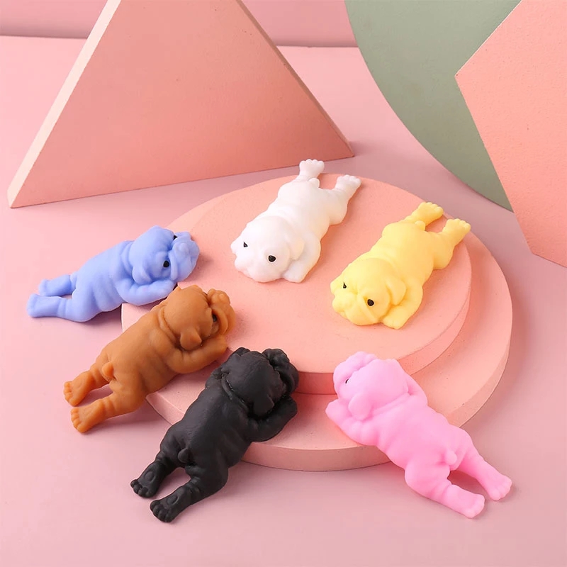 フワフワ犬アニメフィジェットおもちゃパズルクリエイティブシミ - Interactive Squeaky Plush Dog Toy のレビューと価格