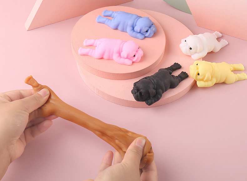 フワフワ犬アニメフィジェットおもちゃパズルクリエイティブシミ - Interactive Squeaky Plush Dog Toy のレビューと価格