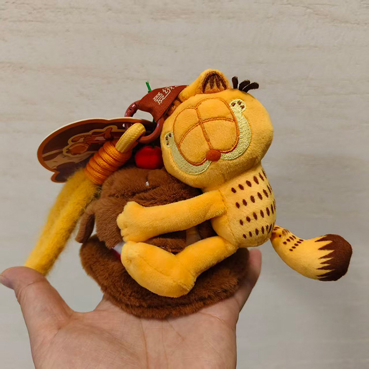 10CMオリジナルガーフィールドペンダントぬいぐるみおもちゃ - Cat Toys のレビューと価格