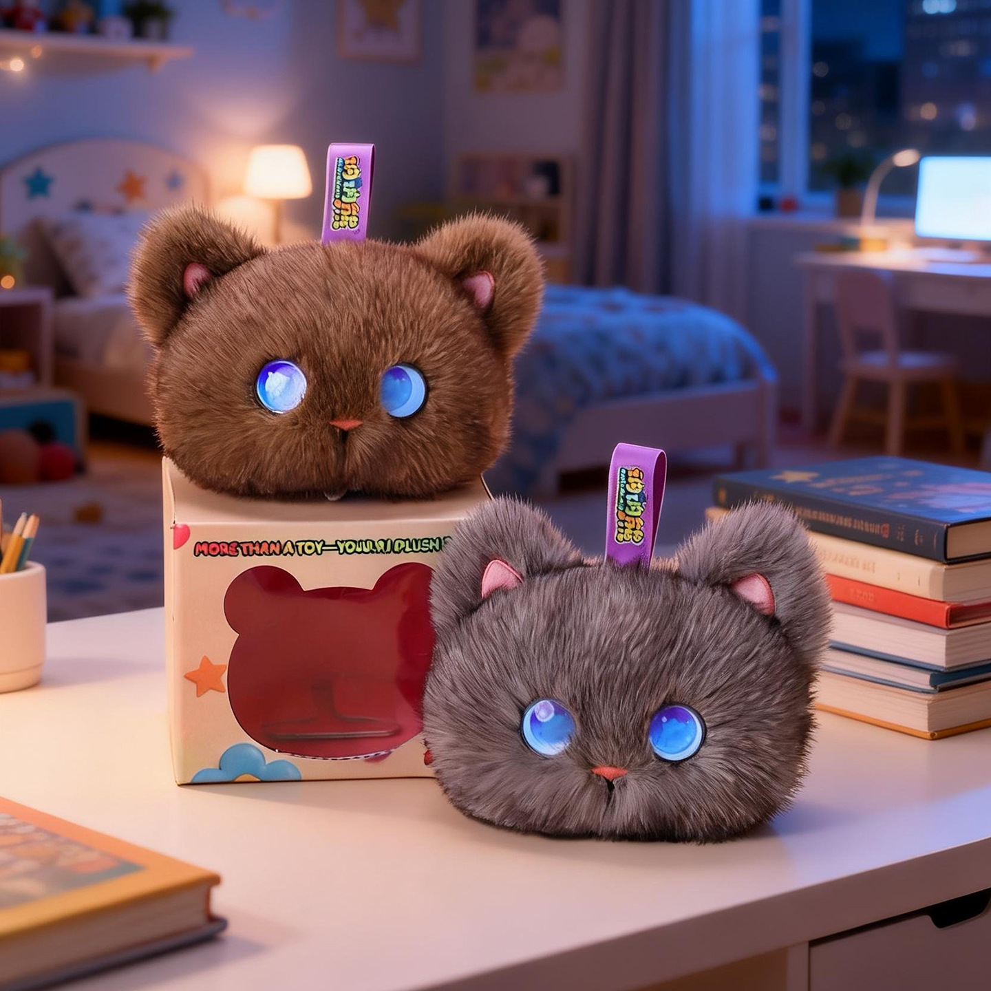 トボットAIぬいぐるみ猫のおもちゃ、インタラクティブな感情的 - Cat Toys のレビューと価格
