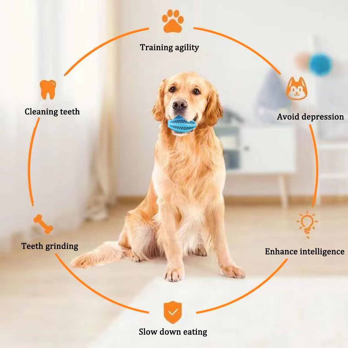 ペットの犬の噛むおもちゃ歯のクリーニングスナックボールペット - Indestructible Dog Chew Toy のレビューと価格