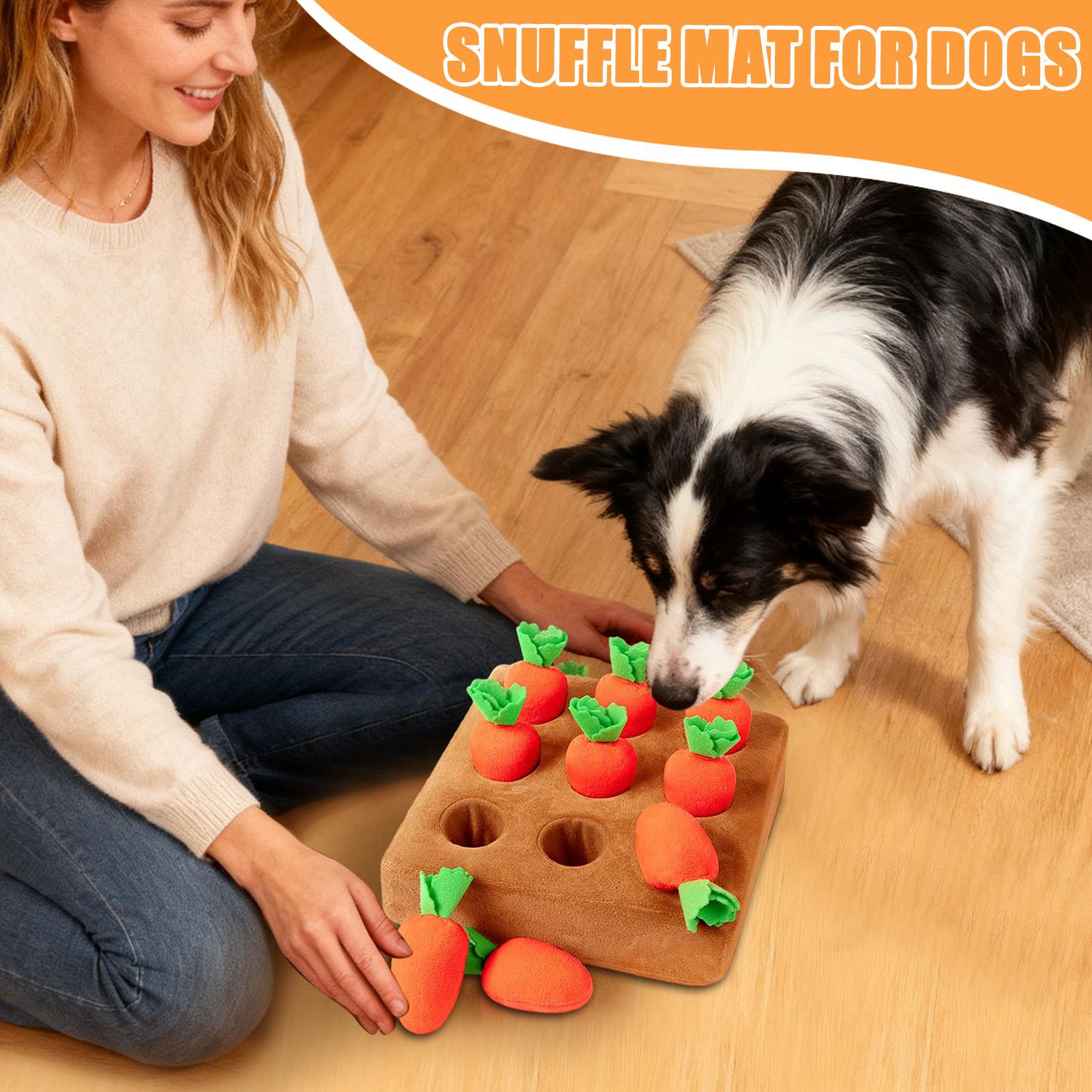 ペット用キャロット型インタラクティブおもちゃ 犬用おもちゃ  - Snuffle Mat For Dogs のレビューと価格