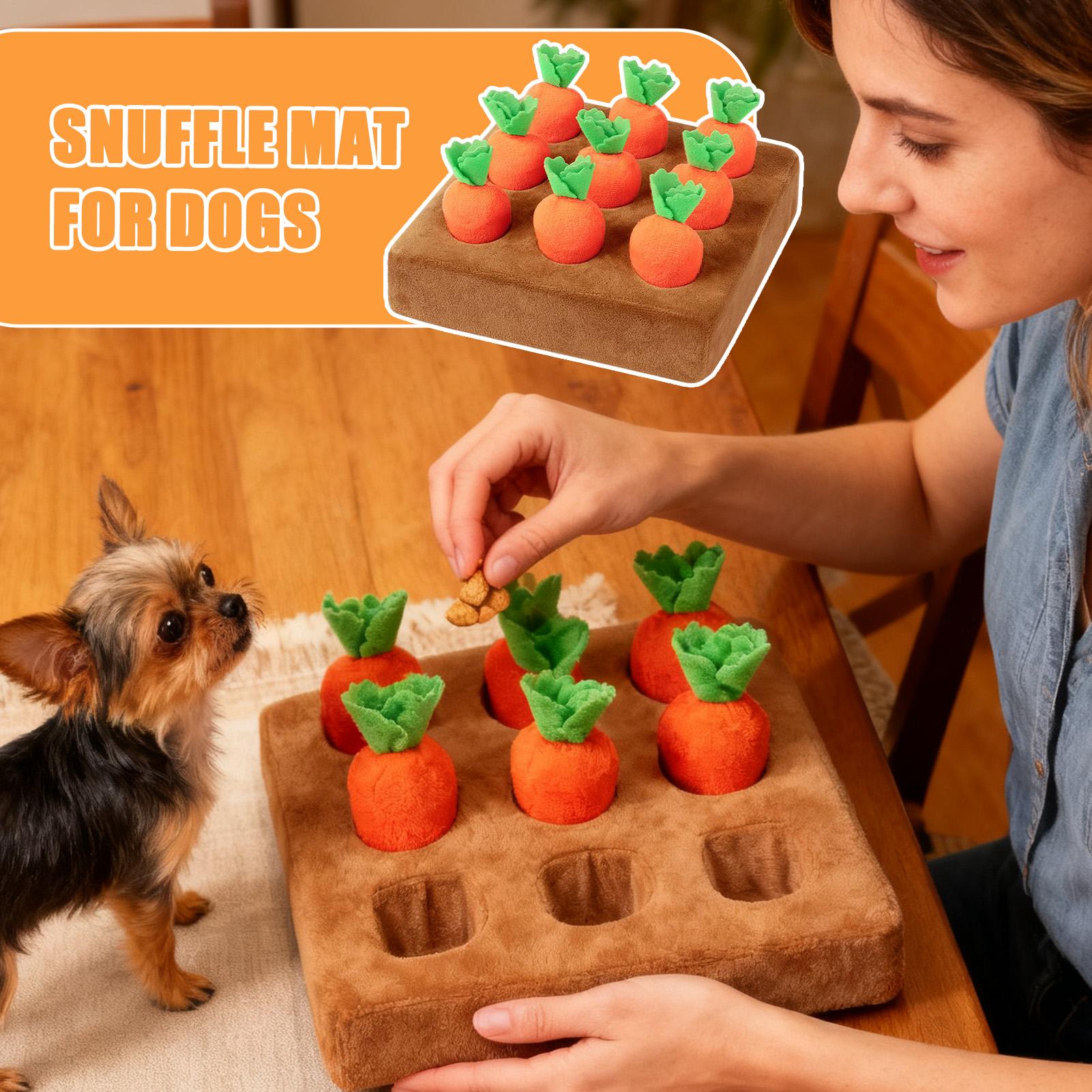 ペット用キャロット型インタラクティブおもちゃ 犬用おもちゃ  - Snuffle Mat For Dogs のレビューと価格