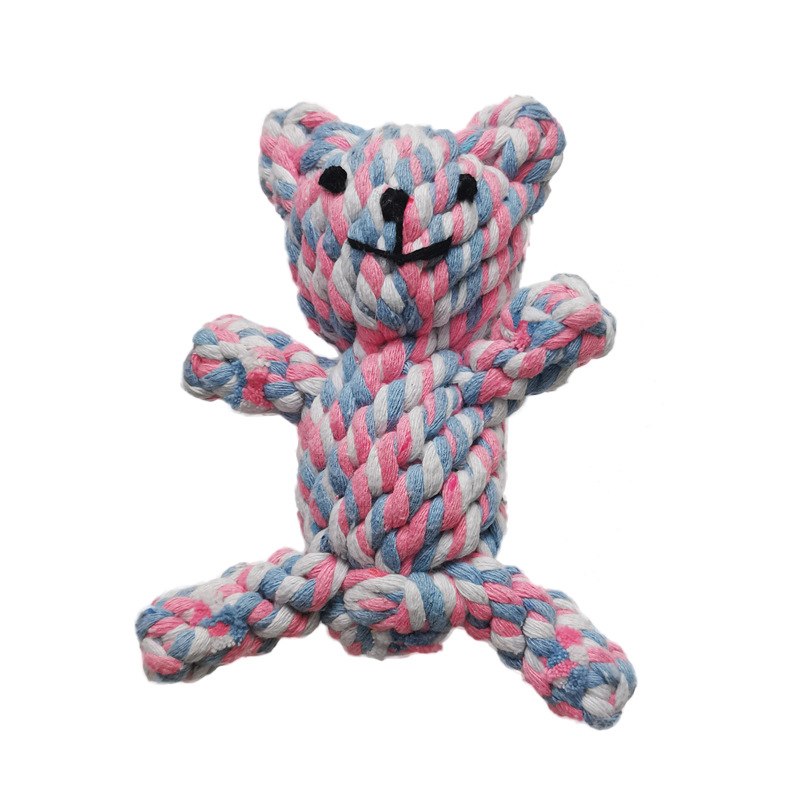 ペット用コットンロープ製象型動物犬用噛みロープ　卸売　歯磨き - Interactive Squeaky Plush Dog Toy のレビューと価格