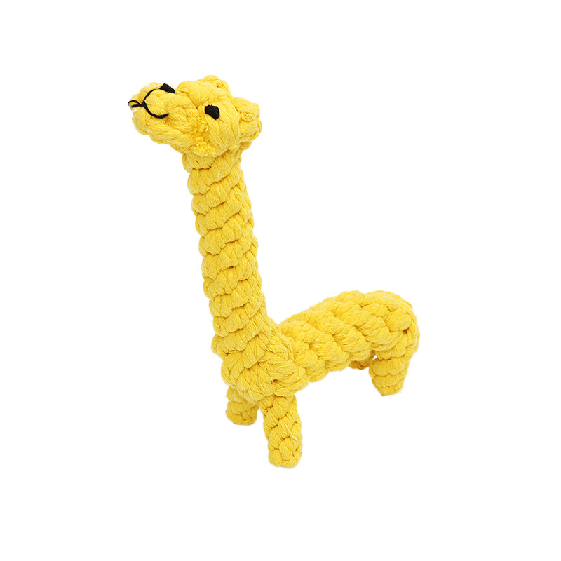 ペット用コットンロープ製象型動物犬用噛みロープ　卸売　歯磨き - Interactive Squeaky Plush Dog Toy のレビューと価格