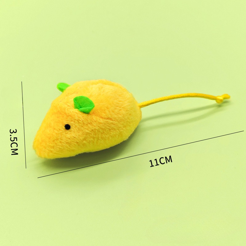 猫用おもちゃ　猫ニップ入りインタラクティブマウス　子猫用室内 - Catnip Interactive Plush Mouse のレビューと価格