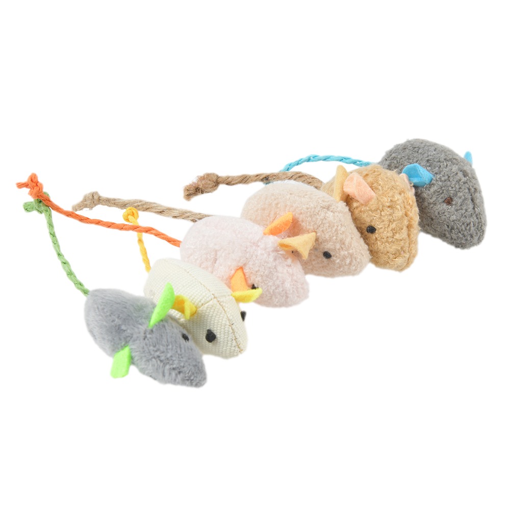 ポータブル面白いインタラクティブ子猫ぬいぐるみフェイクマウス - Catnip Interactive Plush Mouse のレビューと価格