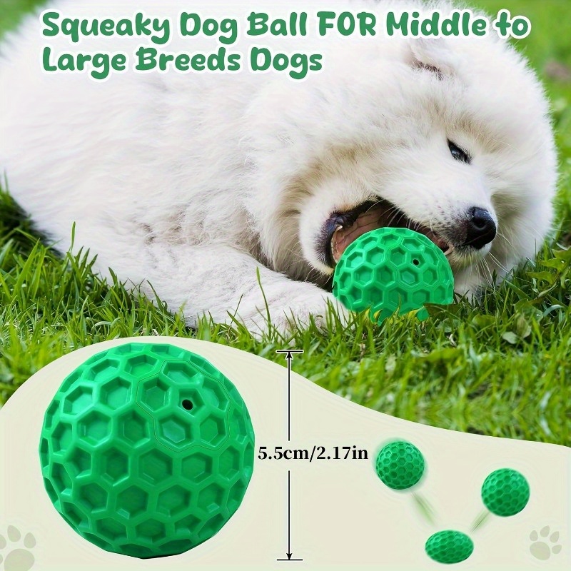 丈夫な天然ゴム製犬用噛むおもちゃ、破壊不可能な鳴き笛入りボー - Indestructible Dog Chew Toy のレビューと価格