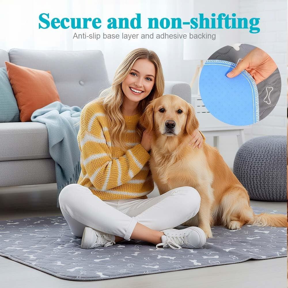 超吸収ペットベッドマット 再利用可能 洗える子犬用おしっこパ - Pet Beds のレビューと価格