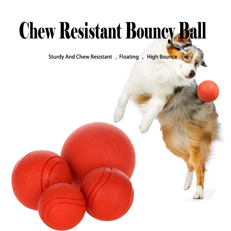 丈夫なゴム製犬用ボール、噛むおもちゃ、噛む力の強い犬用、歯の - Indestructible Dog Chew Toy のレビューと価格