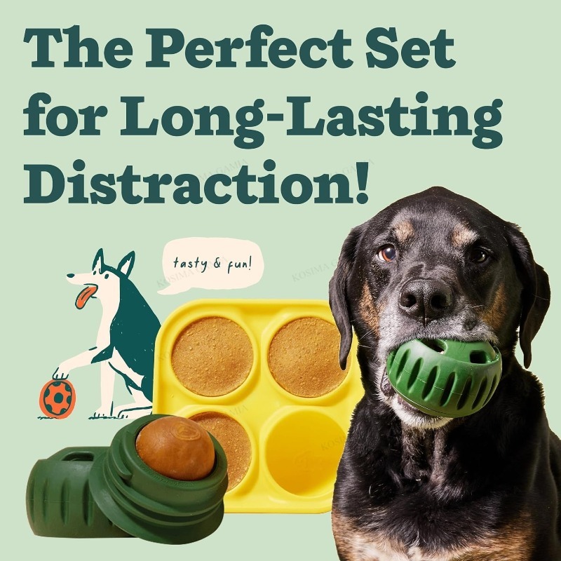 高級モダンインタラクティブスローフィーダートリートディスペン - Rubber Treat Dispensing Dog Toy のレビューと価格