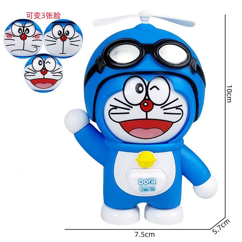 ドラえもん 変顔人形 プレス変形フィギュア おもちゃ ブルー - Cat Toys のレビューと価格