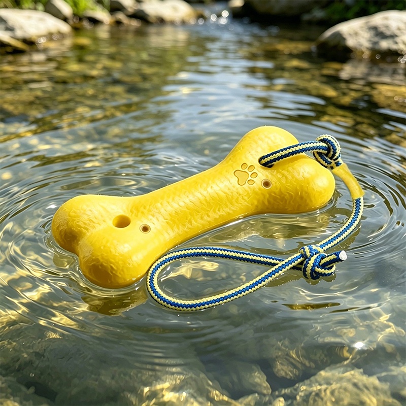 インタラクティブな犬用プールトイ – 中型犬と大型犬用の浮き - Indestructible Dog Chew Toy のレビューと価格