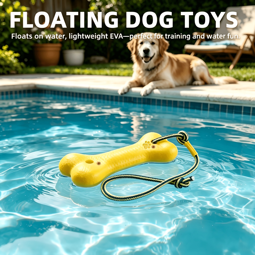 インタラクティブな犬用プールトイ – 中型犬と大型犬用の浮き - Indestructible Dog Chew Toy のレビューと価格