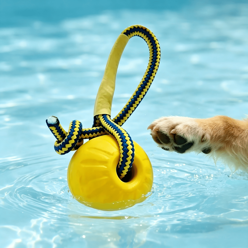 インタラクティブな犬用プールトイ – 中型犬と大型犬用の浮き - Indestructible Dog Chew Toy のレビューと価格
