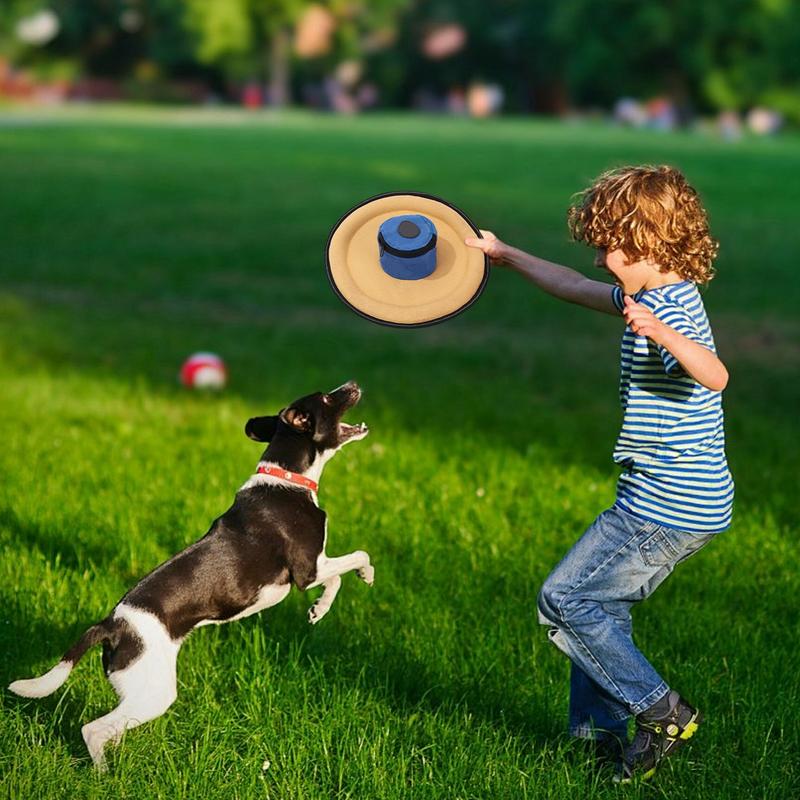 犬フライングディスクソフト不滅の犬ゲームキャンバスインタラク - Flying Disc Dog Training Toy のレビューと価格