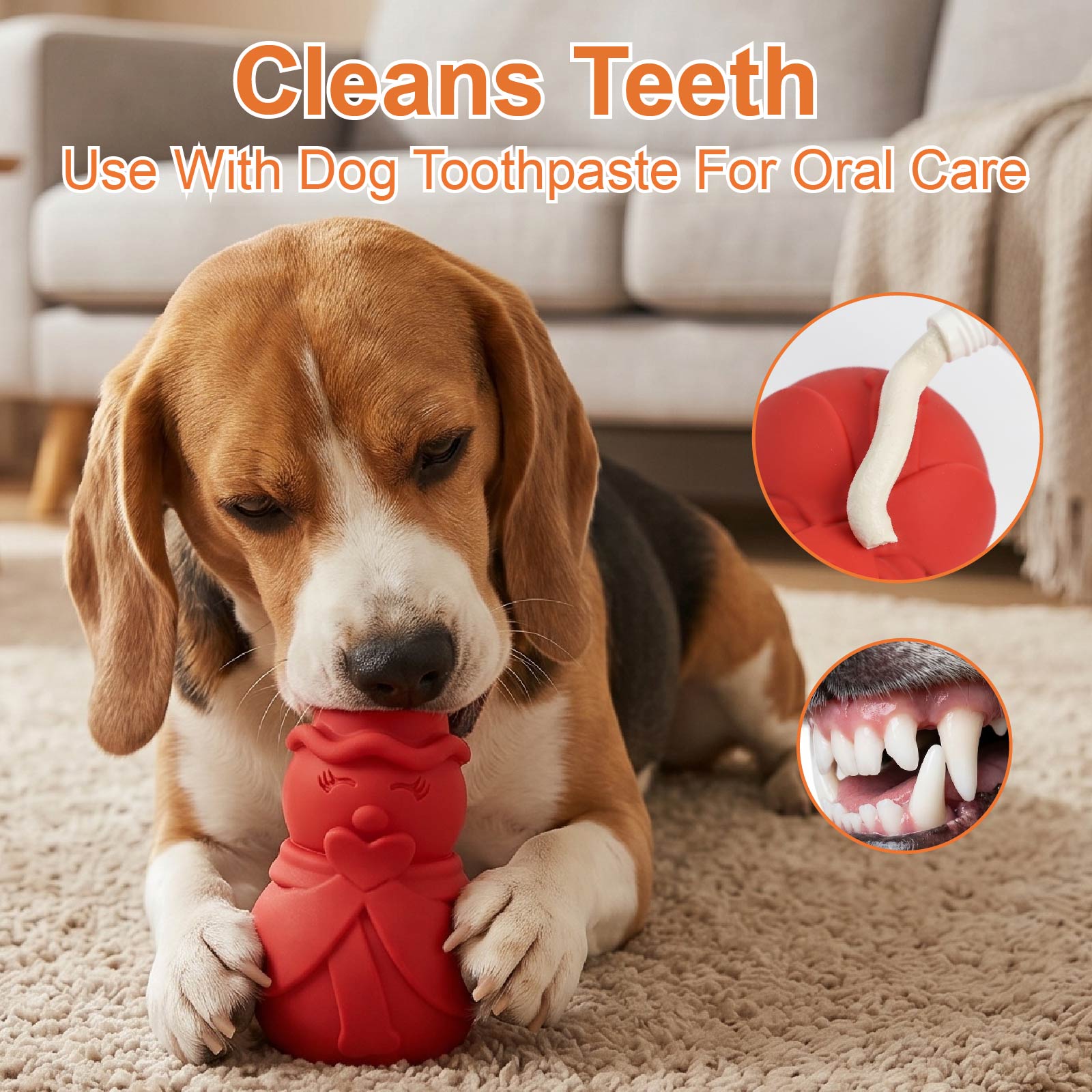 スノーマンドッグパズルおもちゃ、おやつを出すインタラクティブ - Rubber Treat Dispensing Dog Toy のレビューと価格