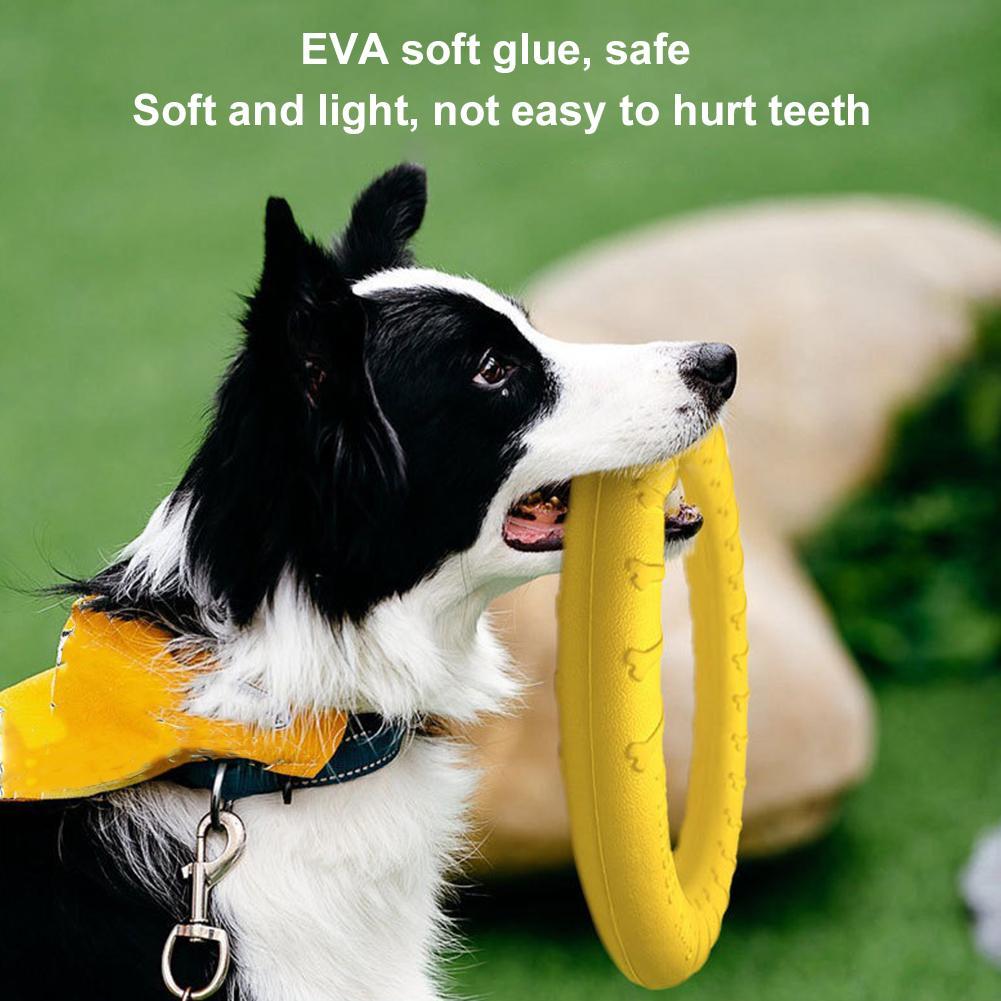 犬用リングおもちゃ、壊れにくい噛むおもちゃ、飛んで浮くトレー - Indestructible Dog Chew Toy のレビューと価格