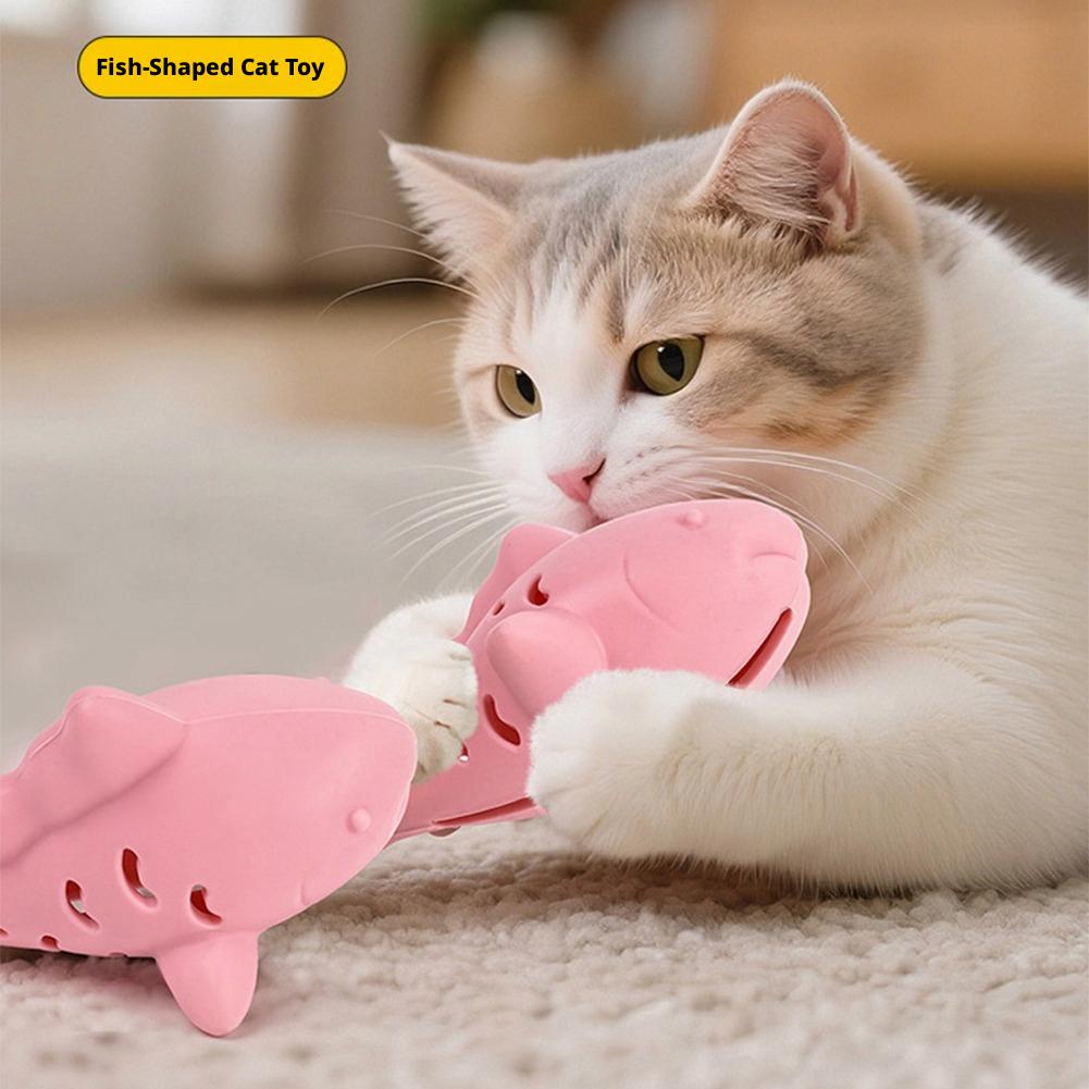 猫と犬が一緒に遊べるおもちゃ。魚の形をした、噛みつきに強いゴ - Rubber Treat Dispensing Dog Toy のレビューと価格