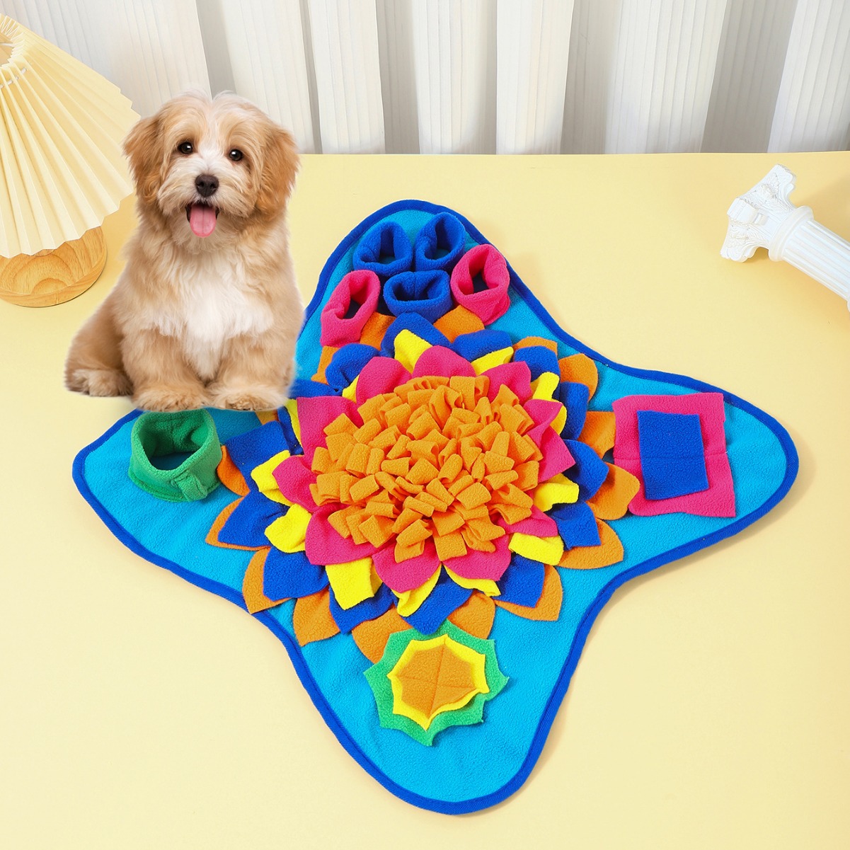 犬用の優れたペットスナッフルマット、退屈のためのインタラクテ - Snuffle Mat For Dogs のレビューと価格